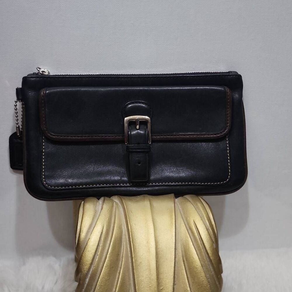 Coach Bleecker vintage leather wristlet No scrap Y2K